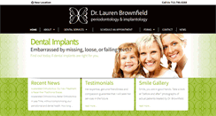 Desktop Screenshot of drbrownfield.com