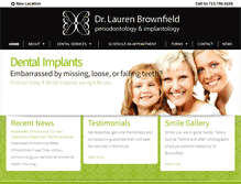 Tablet Screenshot of drbrownfield.com
